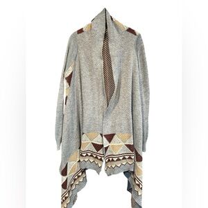 Beautiful waterfall Aztec sweater